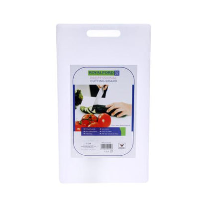 RF243CBS Large Chopping Board – Food-Grade Cutting Board with Non-Slip Base & Hanging Hole | Reversible Design for Meat, Fruits & Vegetables