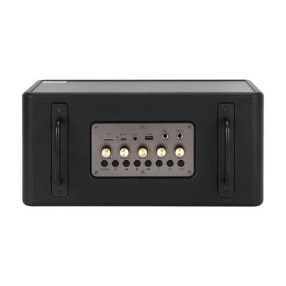 Geepas Bluetooth Speaker with UHF Microphone- GMS11203/ 5-6 Hours Playtime, TF, USB, AUX, TWS, Micro SD Cards, MIC/ Rechargeable Battery, Enhanced Quality, Simple Sound Control/ RGB Light Effects, Perfect for Parties, Picnics, Entertainment