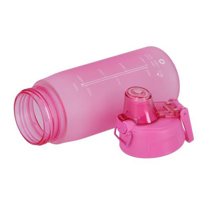 RF7580PN 550ml Reusable Water Bottle – BPA-Free Sports Bottle with Wide Mouth, Button Lock Lid & Carry Handle | Leak-Proof | Pink
