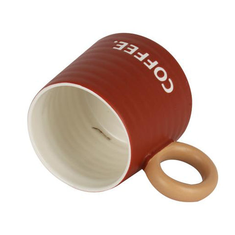 Royalford 385ml New Bone Mug RF12290 Perfect for Hot and Cold Drinks Food-Grade, Non-Toxic and Safe to Use Stylish, Durable and Long-Lasting Design, Coffee Printed, Suitable for Gifting Multicolor