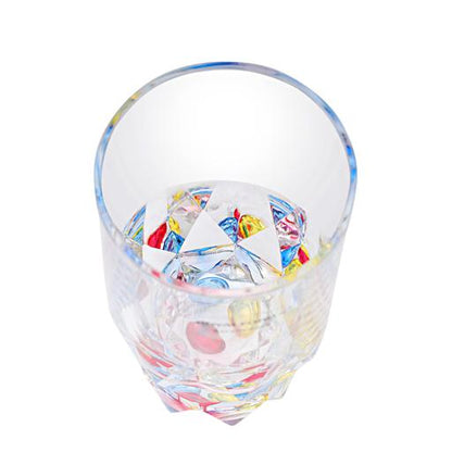 RF6890 410ml Acrylic Drinking Glass with Crystal Base | Shatter-Resistant Transparent Water Cup