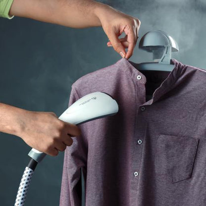 Garment Steamer, 2000W Vertical Steamer, GGS25022N | Portable, Fast Heat Clothes Steamer | Dual Steam Levels | Large Water Tank | Perfect For All Types Of Clothes 1.8 L 2000 W GGS25022N White,Violet
