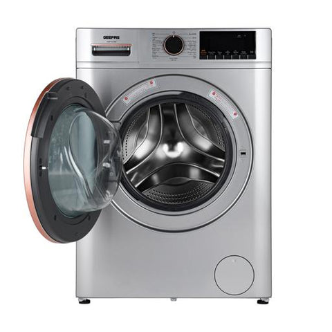 10 Kg Front Load Washing Machine with Digital Display, BLDC Motor, and Steam Clean Technology - Metallic Grey GWMF1041SRG Metalic Grey