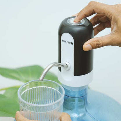 utomatic Water Dispenser RF10474 – USB Rechargeable Water Bottle Pump with 1300mAh Battery | One-Touch Operation for 1–5 Gallon Bottles