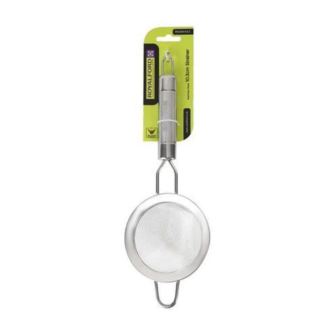 Stainless Steel Tea Strainer 10.3cm RF2049-S10.3 | Fine Mesh Tea & Flour Sieve | Long Handle | Dishwasher Safe