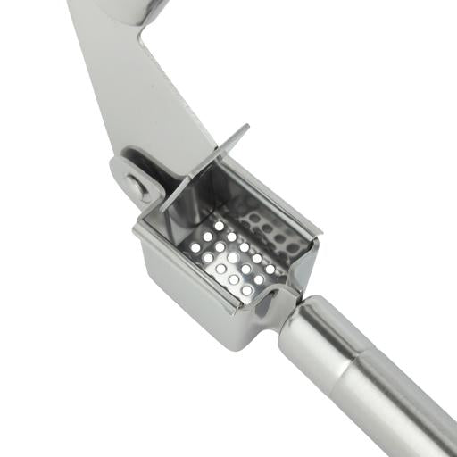 Garlic Press with Stainless Steel Handle | Garlic & Ginger Crusher Mincer Tool | Easy Clean Kitchen Gadget for Home & Restaurant Use