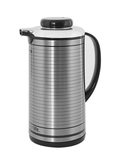 Geepas GVF5260 Vacuum Flask - Coffee Heat Insulated Thermos 1.6L for Keeping Hot/Cold Long Hour Heat/Cold Retention, Multi-Walled Vacuum for Coffee, Hot Water, Tea, Beverage | Ideal for Social Occasion, Commercial & Outings