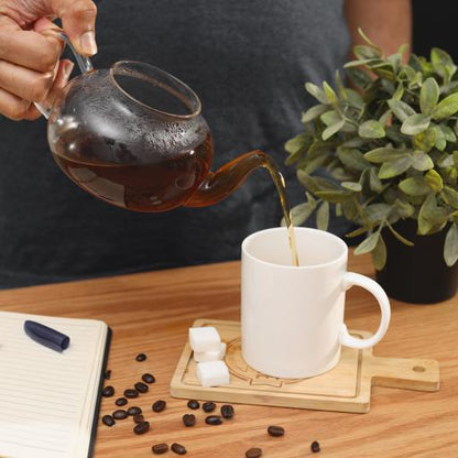 280ml Magnesia Porcelain Mug | Large Coffee & Tea Mug | Thick Wall Ceramic Cup with Comfortable Handle | Microwave & Dishwasher Safe