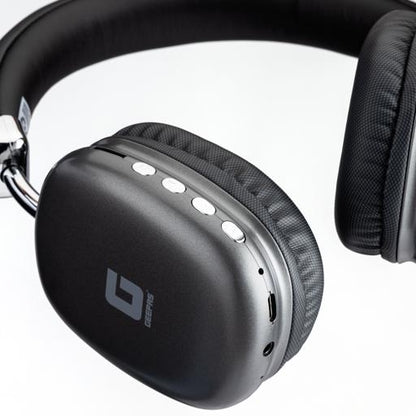 Geepas Bluetooth Headphone- GHP14012/ 70 Hours Playtime, Rechargeable Battery, TF Slot, 10 meter Range/ Over Ear Design, Padded Headband Comfort, Perfect for Music Lovers, Gamers, Travelers, Professionals/ Black, 2 Years Warranty