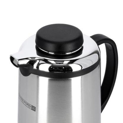 1L Stainless Steel Vacuum Flask | Double-Wall Insulated Thermos Bottle | Leakproof Hot & Cold Flask for Tea, Coffee & Beverages
