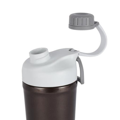590ml Protein Shaker Bottle - RF12184, with SS Blending Ball for Lump-Free Proteins Smooth Shakes, Leak-Proof and Portable Design, Suitable for Indoor and Outdoor Use