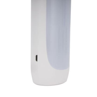 Geepas Rechargeable Emergency Lantern- Energy Efficient Design, 30 Pieces 0.5 W LEDs, and 5 Hours Working/ Portable and Light-Weight Design with Handle/ Perfect for Indoor and Outdoor, Power Outrage, etc./ White,