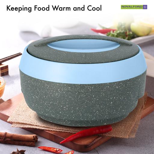 RF9731 3 Pcs Cosmos Insulated Casserole Set | 1.5L, 2.5L & 3.5L Hot Pot with Stainless Steel Inner Casing | Thermal Food Warmer Serving Containers | Keeps Food Hot & Fresh