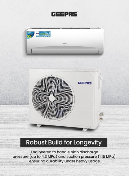 2.5 Ton (27200 BTU) Split AC | Self-Cleaning, Auto Diagnosis, Golden Fin, LED Display GACS3013KCA White