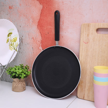 26cm Non-Stick Pancake Pan | Induction Crepe Pan | Dosa Tawa | Aluminium Griddle