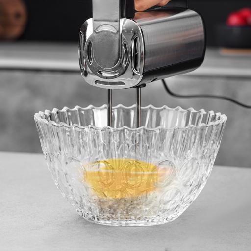 Royalford Glass Bowls Set, Elegant Bubble Design, 7 Pieces, Rf10335 - Suitable For Serving Desert, Pudding, Dry Fruits, Ice Cream, Sweet Etc, Microwave Oven-Safe, Dishwasher-Safe, Multi