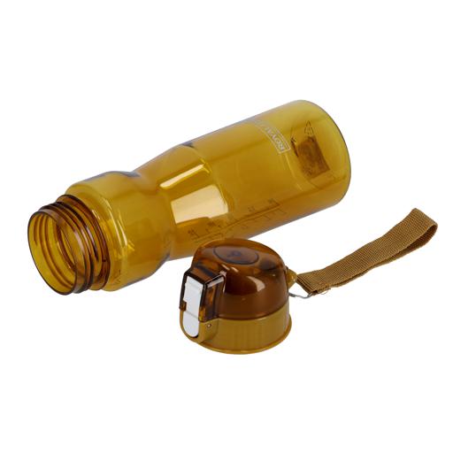 RF5224TN 750ml Water Bottle with Strap | BPA-Free Transparent Sports Bottle with Volume Tracker | Leak-Proof Flip Lid for Gym, Office & Outdoor Use