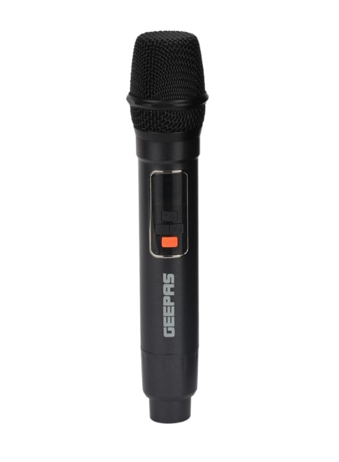 RGB Bluetooth Speaker: Big Sound, Long Playtime, Wireless Mic - Black
