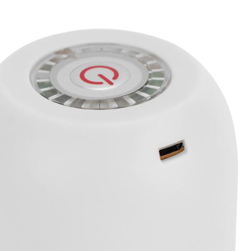 Royalford Rechargeable Water Pump RF12434 Simple Installation, Pump for Water Gallon Light Weight Pump with Easy One Touch Mechanism with LED Indicator and USB Charging White