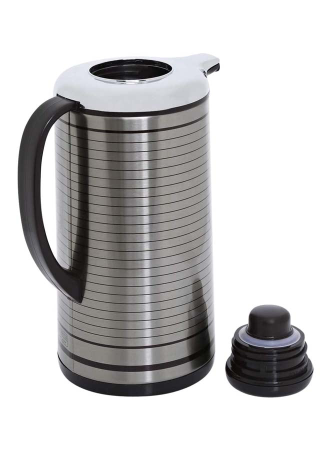 Geepas GVF5259 Vacuum Flask | Coffee Heat Insulated Thermos | 1.3L | for Keeping Hot/Cold Long Hour Heat/Cold Retention, Multi-Walled Vacuum for Coffee, Hot Water, Tea, Beverage | Ideal for Social Occasion, Commercial & Outings