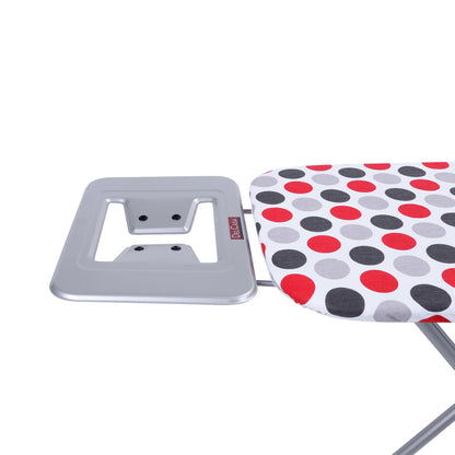Ironing Board Assorted Color Turkey Made Multicolour with Steam Iron Rest Adjustable Height Safety Lock Buckle Multicolour 140cm