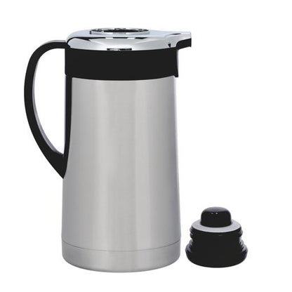 Geepas Stainless Steel Vacuum Flask, Double Wall Airpot, GVF27015 | 1L Thermal Insulated Airpot | Keep Drinks Hot & Cold up to 24 Hours | Portable & Leak Proof Thermal Flask