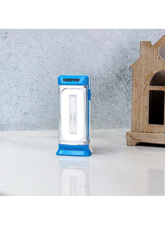 Rechargeable Emergency Lantern, LED Flashlight | 20 Pcs SMD Hi-Power Luminous LEDs | 4 Hours Working (Weak Light) | Suitable for Power Outages White/Blue
