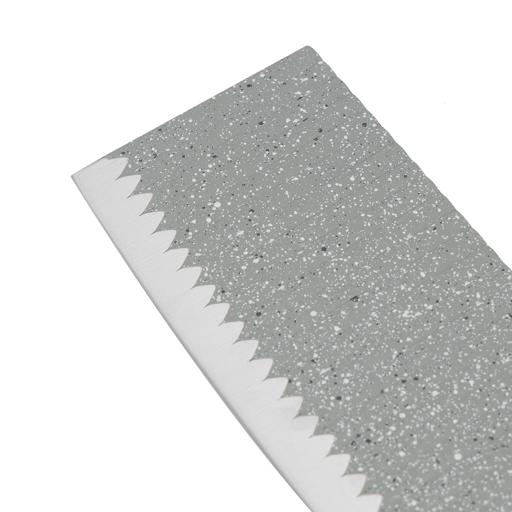 7 Inch Cleaver Knife RF12007 | Extra Sharp Stainless Steel Blade with PP Handle | Heavy Duty Kitchen Knife for Chopping, Dicing & Mincing | Food Grade Cutlery | Silver & Black
