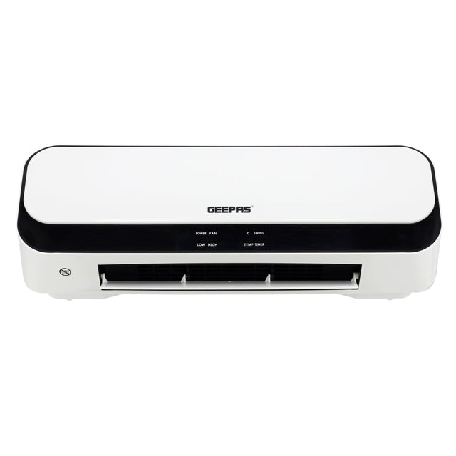 PTC Ceramic Wall Heater, LED Temperature Control- 8 Hours Timer, 2000W Power, Remote Control, Temperature Control, Safety Thermal Cut-Out, Overheat Protection, 2 Years Warranty 2000.0 W GWH28519 White/Black