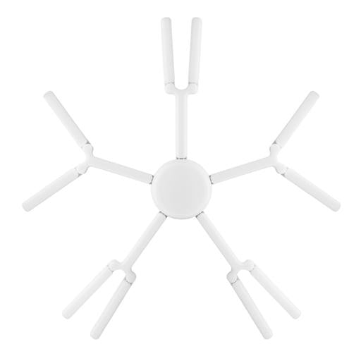 Geepas 100 W 5 Leaf LED Folding Lamp- GESL55111| Perfect for Home and Office Use| Light-Weight, Stylish, Innovative Design with Long Life of 50000 Hours| White, 2 Years Warranty
