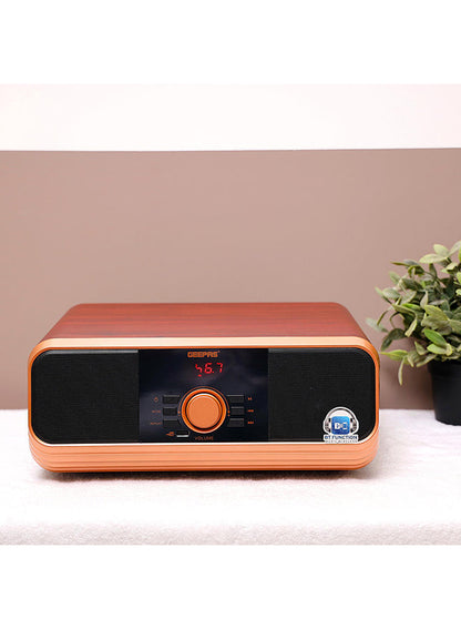 Portable Bluetooth Speaker With Stereo HiFi Bass & Led Display GMS11174 Multicolor