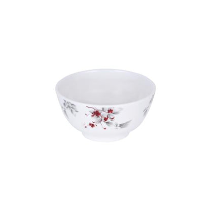 45-Piece Melamlne Dinner Set With 1X36Cm Oval Plate, 8X25Cm Deep Plates, 8X20Cm Soup Plates, 8X20Cm Dinner Plates, 2X20Cm Round Bowls, 8X13Cm Round Bowls, 8Xsoup Spoons, 1Xrice Spoon, 1Xladle, Serves 8 For Famlly Gatherings, Brown White/Brown