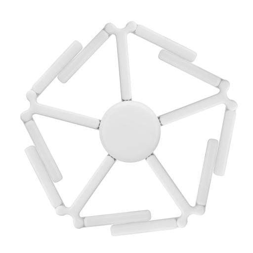 Geepas 100 W 5 Leaf LED Folding Lamp- GESL55111| Perfect for Home and Office Use| Light-Weight, Stylish, Innovative Design with Long Life of 50000 Hours| White, 2 Years Warranty