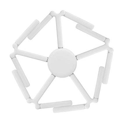 Geepas 100 W 5 Leaf LED Folding Lamp- GESL55111| Perfect for Home and Office Use| Light-Weight, Stylish, Innovative Design with Long Life of 50000 Hours| White, 2 Years Warranty