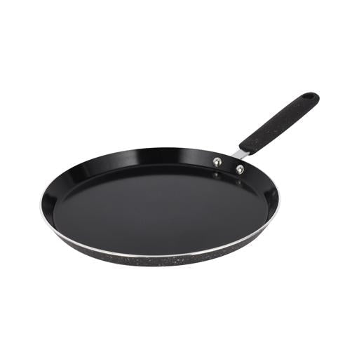 Royalford Prido 8-piece Forged Aluminum Cookware Set- RF12771/ Durable Nonstick Ceramic Coating with 4-Layer Construction, Tempered Glass Lid/ Includes Casseroles, Wokpan, Saucepan, Fry Pan, Pizza Pan, PFOA and PTFE Free/ Black