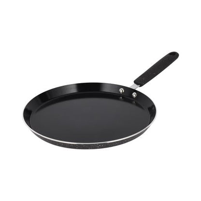 Royalford Prido 8-piece Forged Aluminum Cookware Set- RF12771/ Durable Nonstick Ceramic Coating with 4-Layer Construction, Tempered Glass Lid/ Includes Casseroles, Wokpan, Saucepan, Fry Pan, Pizza Pan, PFOA and PTFE Free/ Black