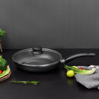 26cm Non-Stick Fry Pan with Lid RF2952 | Induction Compatible Skillet | Everyday Cooking Pan
