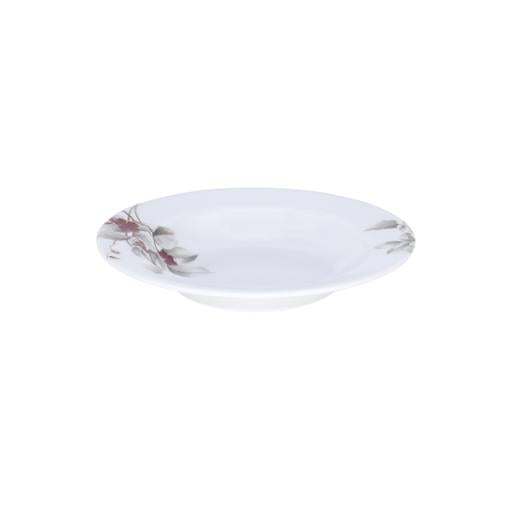 45-Piece Melamlne Dinner Set With 1X36Cm Oval Plate, 8X25Cm Deep Plates, 8X20Cm Soup Plates, 8X20Cm Dinner Plates, 2X20Cm Round Bowls, 8X13Cm Round Bowls, 8Xsoup Spoons, 1Xrice Spoon, 1Xladle, Serves 8 For Famlly Gatherings, Brown White/Brown