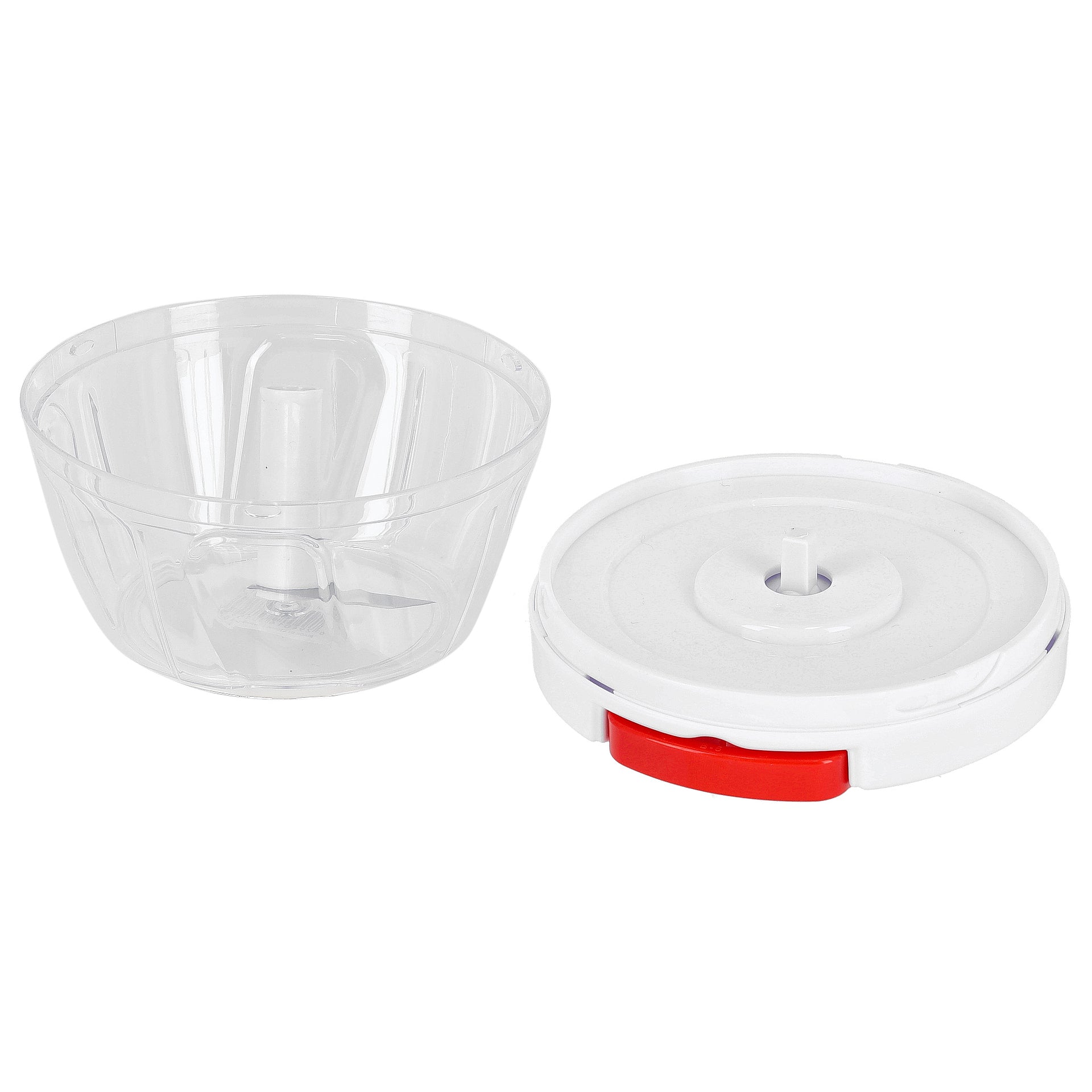 Mini Pull Vegetable Chopper Clear/Red/White