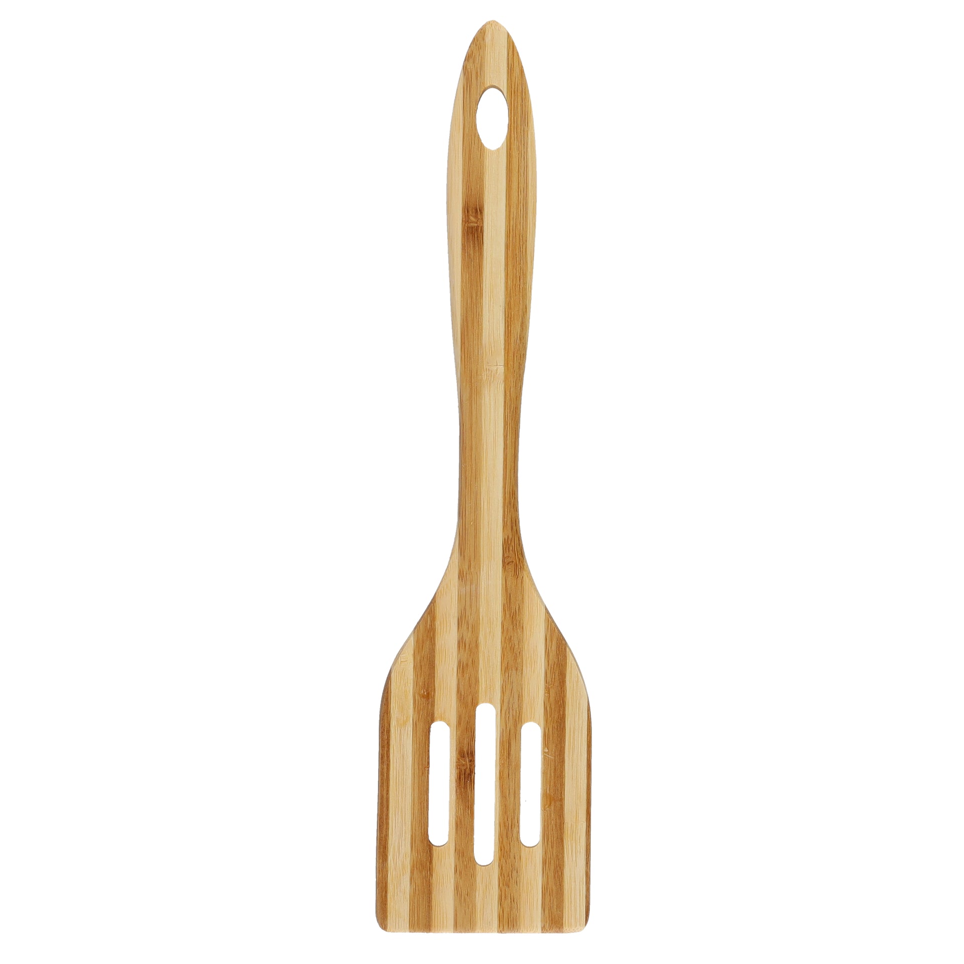 Bamboo Durable Slotted Turner Beige 15cm