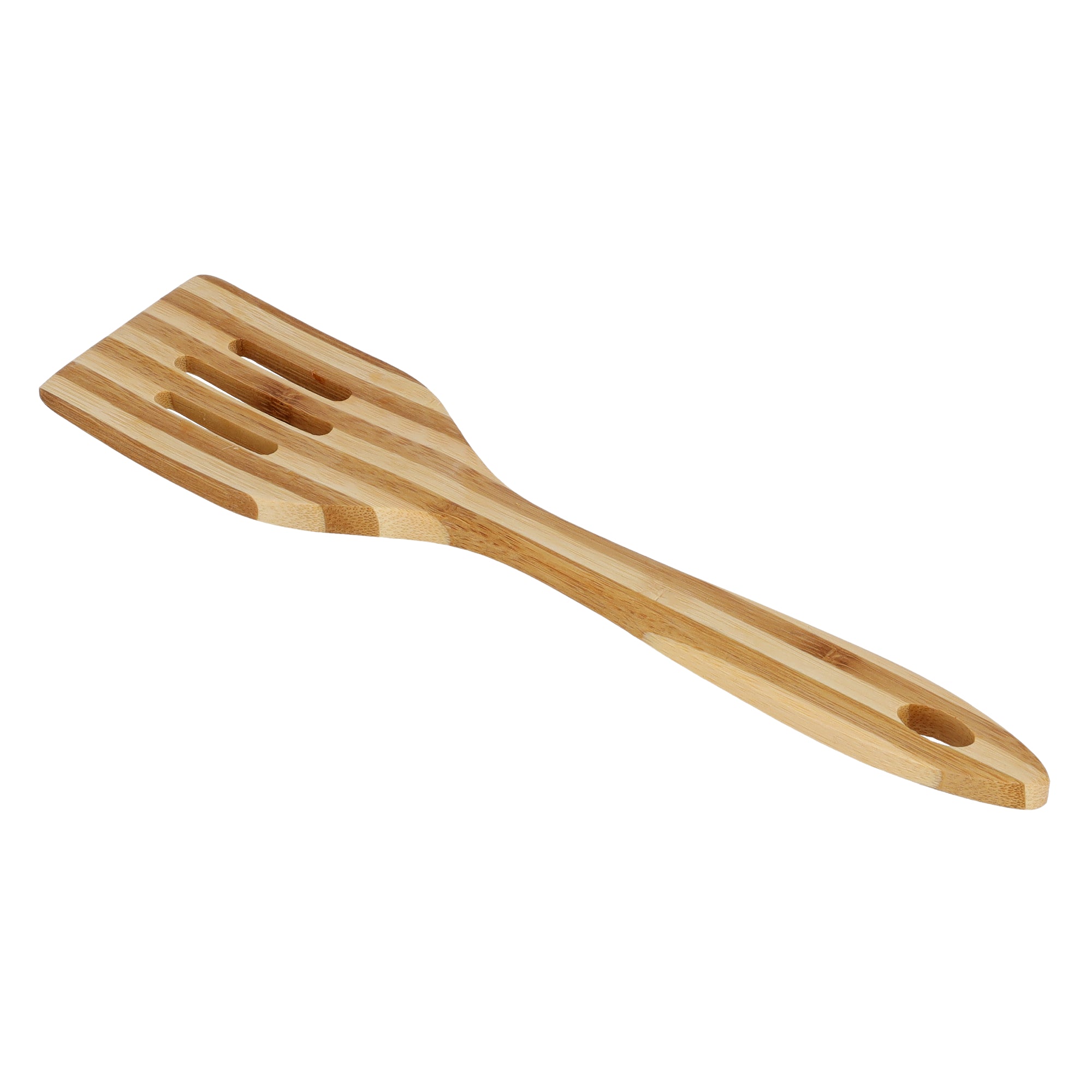 Bamboo Durable Slotted Turner Beige 15cm