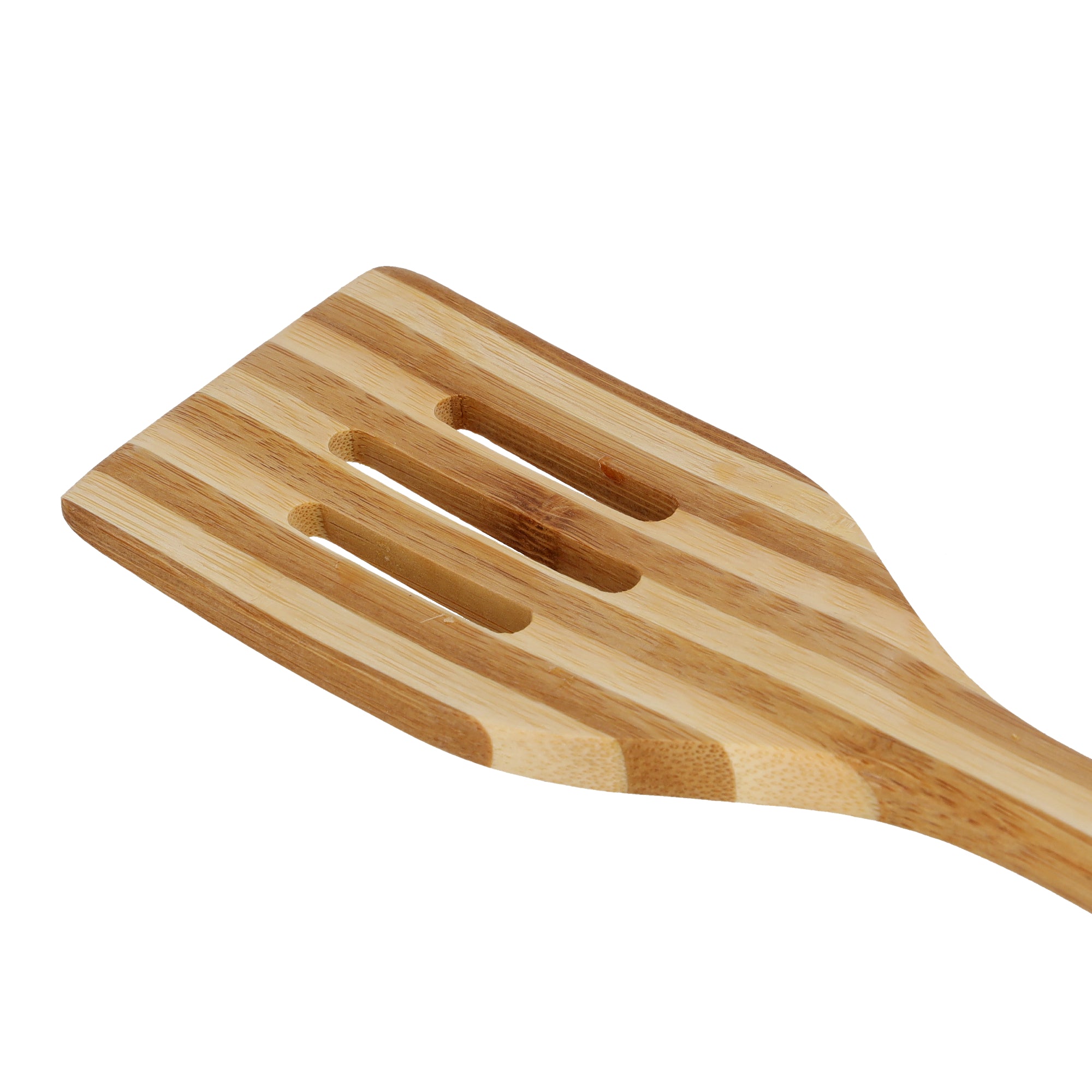 Bamboo Durable Slotted Turner Beige 15cm