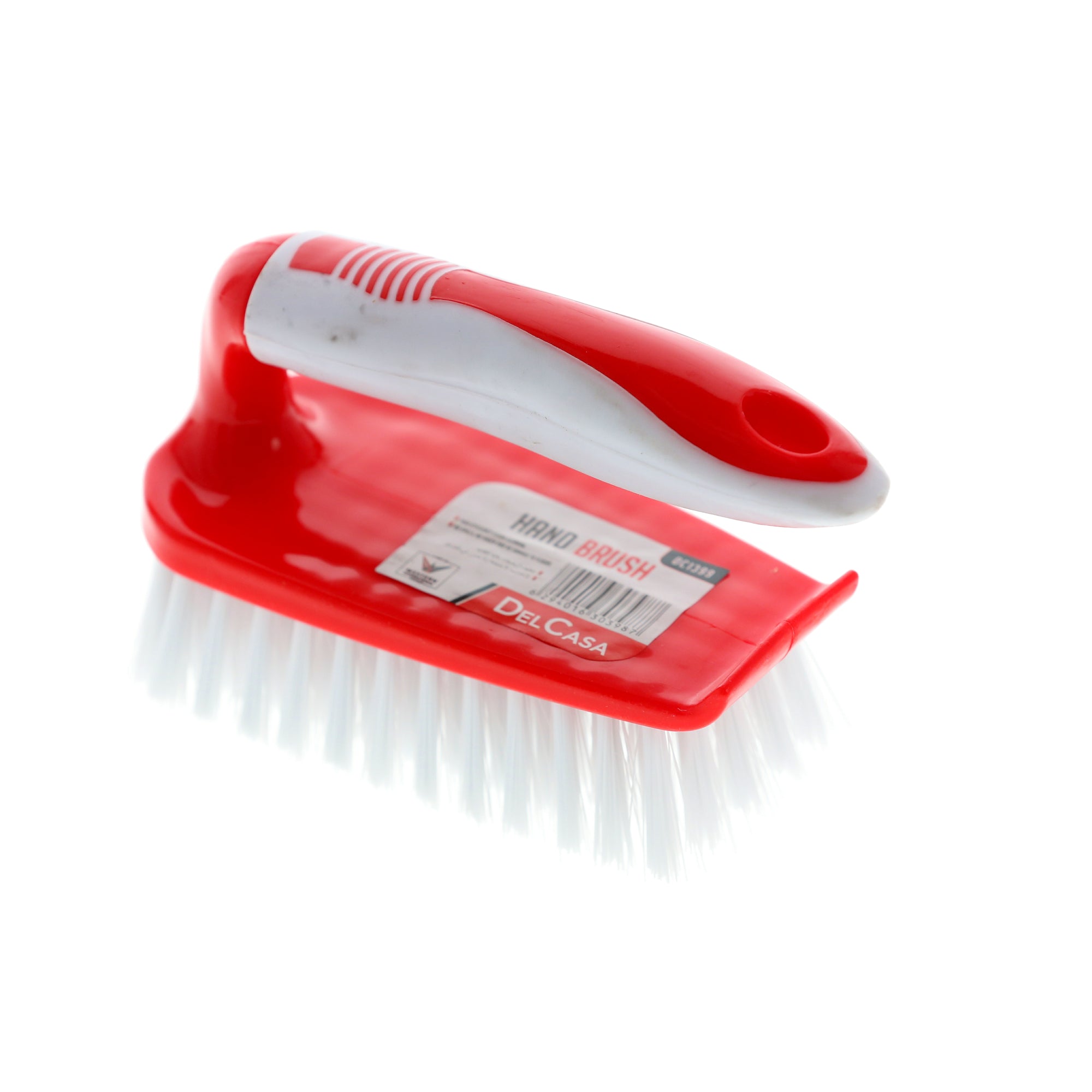 Hard Hand Brush Red/White