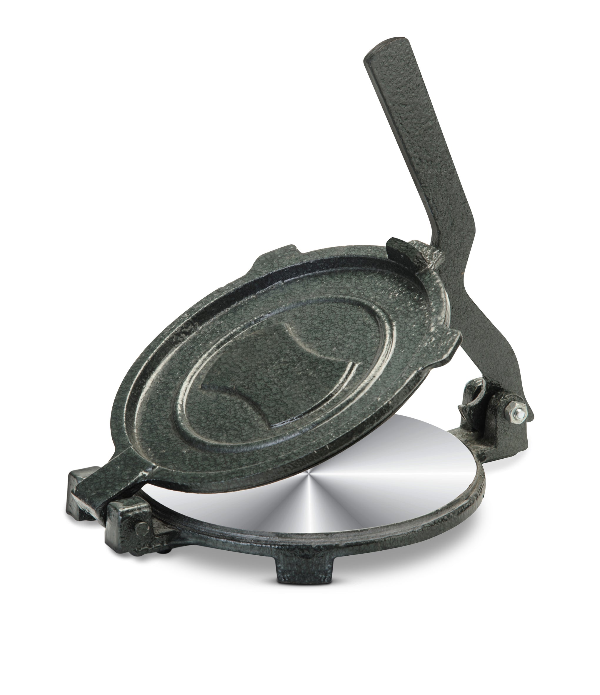 Steel Plate Chapatti Press Black 5inch