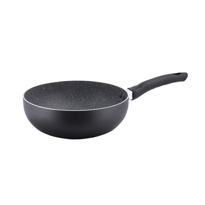 Delcasa  9Pcs Smart Aluminium Marble Coating Cookware Set Black 59.5x21.5x33.5cm