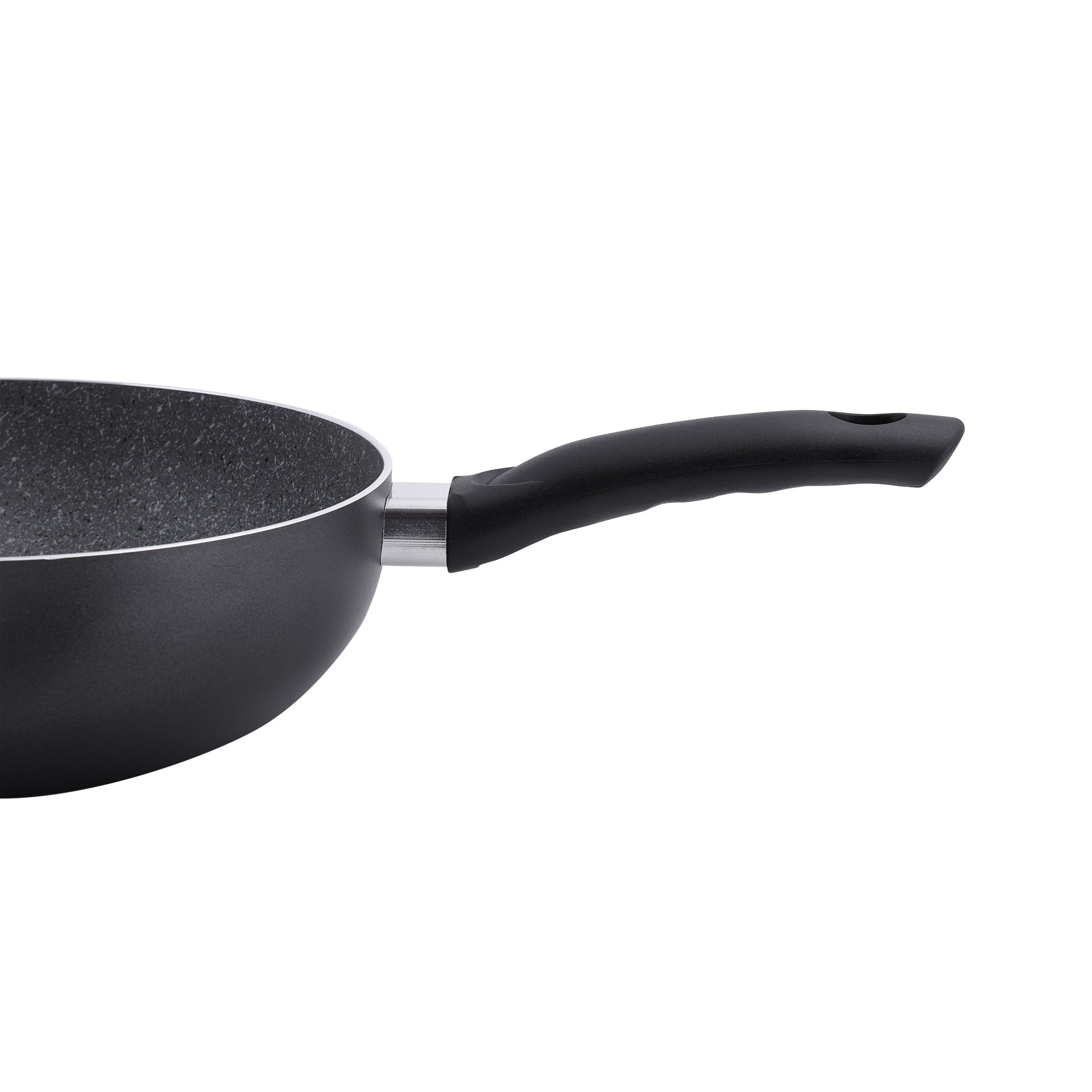 Delcasa  9Pcs Smart Aluminium Marble Coating Cookware Set Black 59.5x21.5x33.5cm