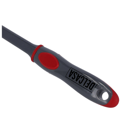 Toilet Cleaning Brush With Holder Grey/Black/Red