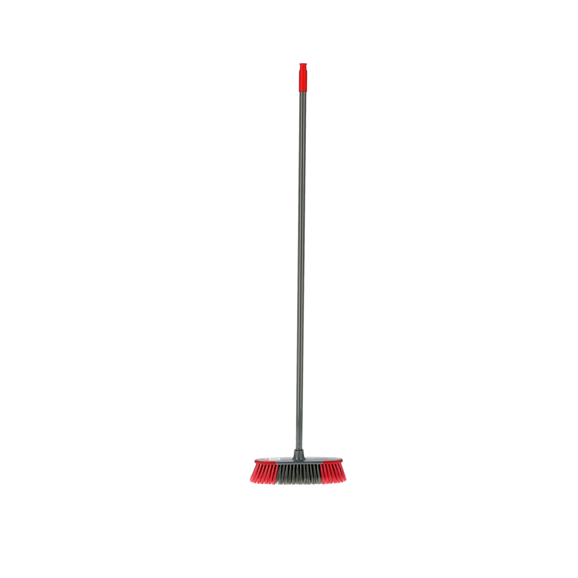Broom With Handle Grey/Black/Red