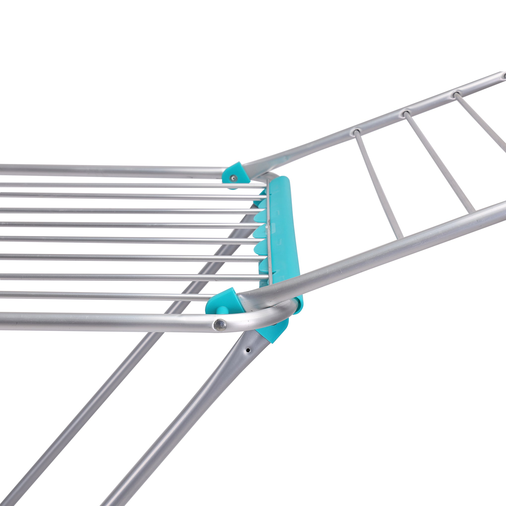 Delcasa Large Folding Clothes Dryer Drying Space Laundry Washing Durable Metal Drying Rack Multifunctional Air Dryer Ideal For Indoor And Outdoor Dc1652 Silver/Blue 18meter