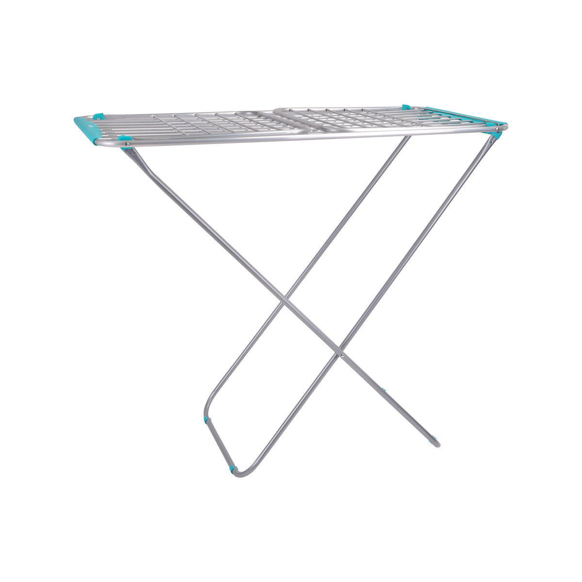 Delcasa Large Folding Clothes Dryer Drying Space Laundry Washing Durable Metal Drying Rack Multifunctional Air Dryer Ideal For Indoor And Outdoor Dc1652 Silver/Blue 18meter